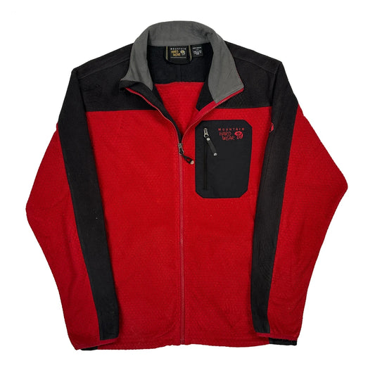Mountain Hard Wear Fleece Jacket - Large Red Polyester