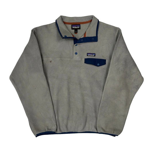 Vintage Patagonia Fleece - Large Grey Polyester