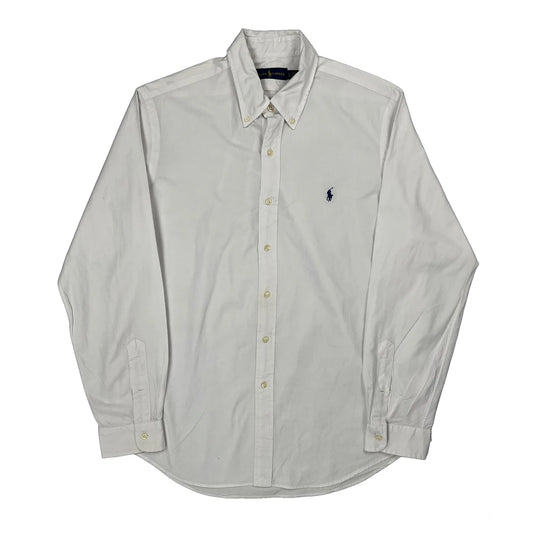 Ralph Lauren Shirt - Medium White Cotton