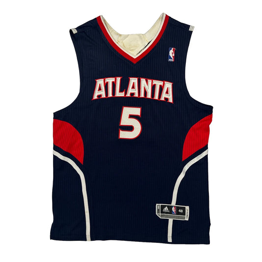 Atlanta Adidas Nba Jersey - Large Navy Polyester