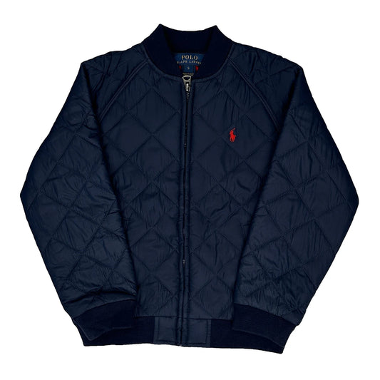 Age 4 Polo By Ralph Lauren Bomber Jacket - Small Navy Polyester