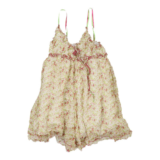 Vintage beige Age 13 Roccobarocco Dress - girls large