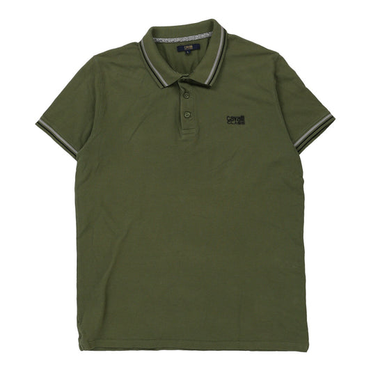 Vintage Cavalli Class Polo Shirt - Large Khaki Cotton
