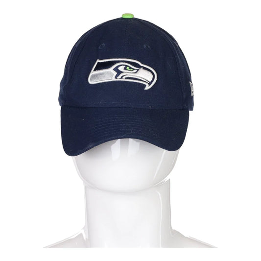 Vintage blue Seattle Seahawks New Era Cap - mens no size