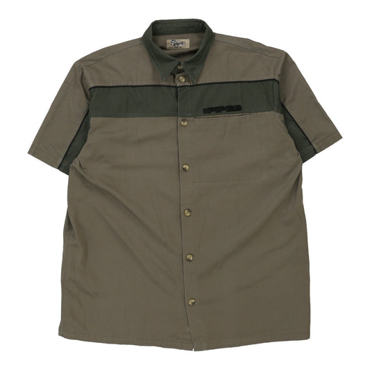 Vintage khaki Skater Lee Short Sleeve Shirt - mens xx-large