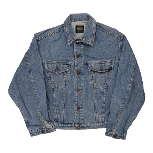 Vintage blue Benetton Denim Jacket - mens medium