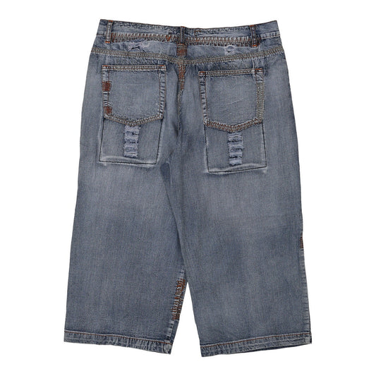 Vintage blue Eurgiulio Jeans Denim Shorts - mens 36" waist
