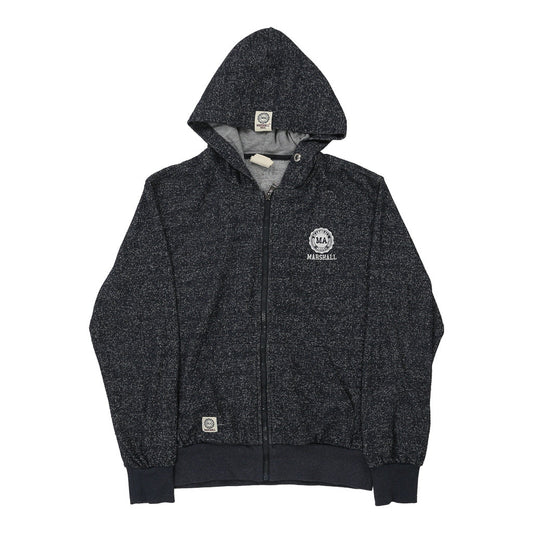 Vintage Franklin & Marshall Hoodie - Small Grey Cotton