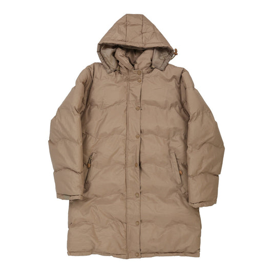 Vintage Unbranded Puffer - 2XL Beige Polyester Blend