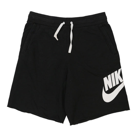 Vintage Nike Sport Shorts - Small Black Cotton Blend