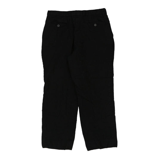 Vintage black Yves Saint Laurent Trousers - mens 32" waist