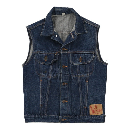 Vintage Biba Denim Gilet - Medium Blue Cotton