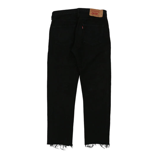 Vintage 501 Levis Jeans - 33W UK 14 Black Cotton