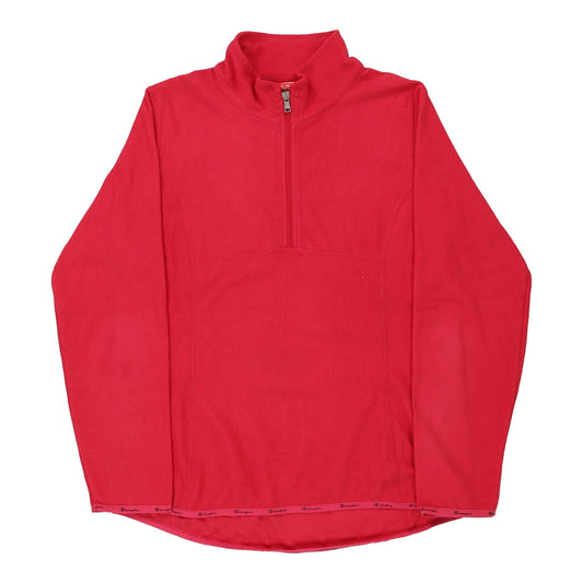 Vintage Champion Fleece - Large Pink Polyester
