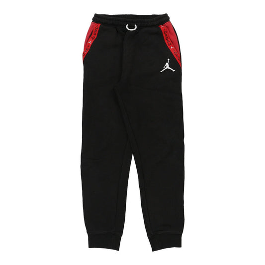 Vintage Age 12-13 Jordan Joggers - Large Black Cotton Blend