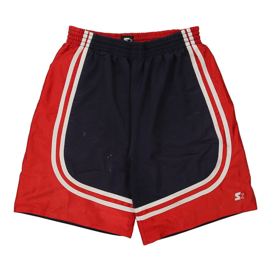 Vintage Starter Sport Shorts - Large Navy Polyester