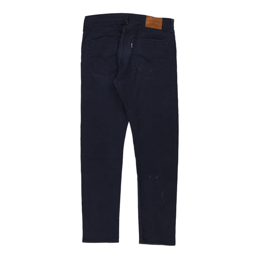 Vintage navy 512 White Tab Levis Trousers - mens 33" waist