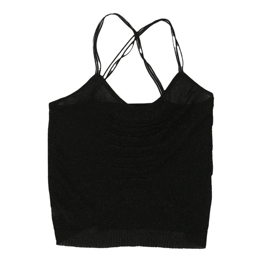Vintage black Y2K Unbranded Cami Top - womens large