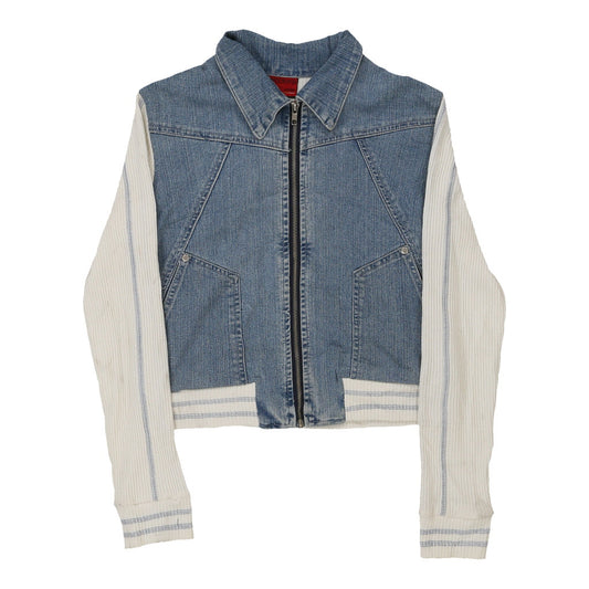 Vintage blue Y2K Apocalypse Denim Jacket - womens large