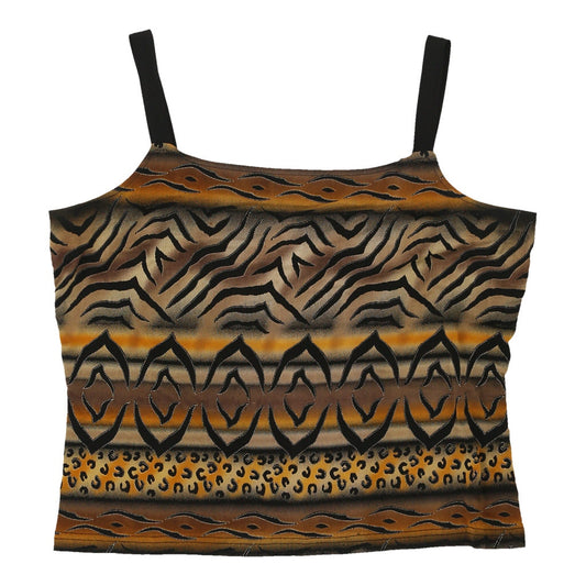 Vintage brown Y2K Unbranded Cami Top - womens medium