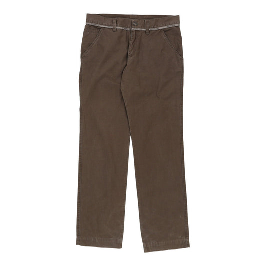 Vintage brown Moschino Jeans Trousers - mens 32" waist