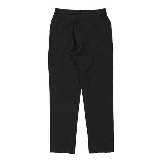 Vintage Benetton Trousers - 32W UK 14 Grey Polyester