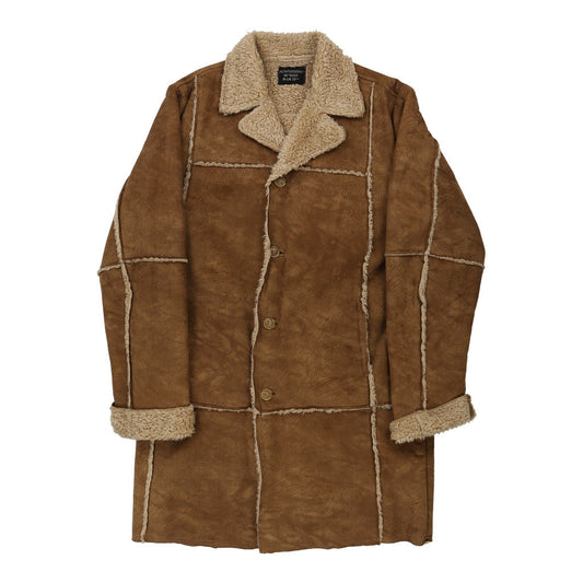 Vintage brown 1970's Altatensione Suede Jacket - mens medium