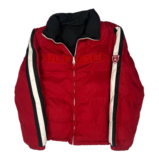 Hilfiger Sport Tommy Hilfiger Spellout Puffer - Small Red Polyester