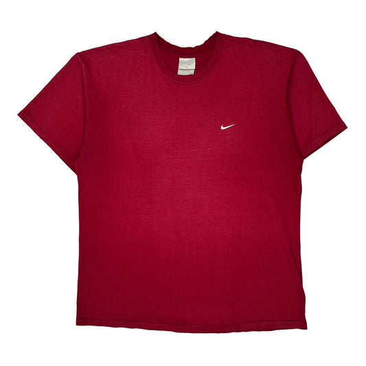 Nike T-Shirt - XL Red Cotton