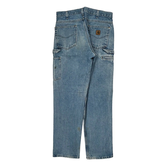 Carhartt Carpenter Jeans - 32W 33L Blue Cotton