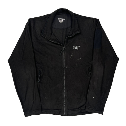 Arc''Teryx Fleece Jacket - Large Black Polyester