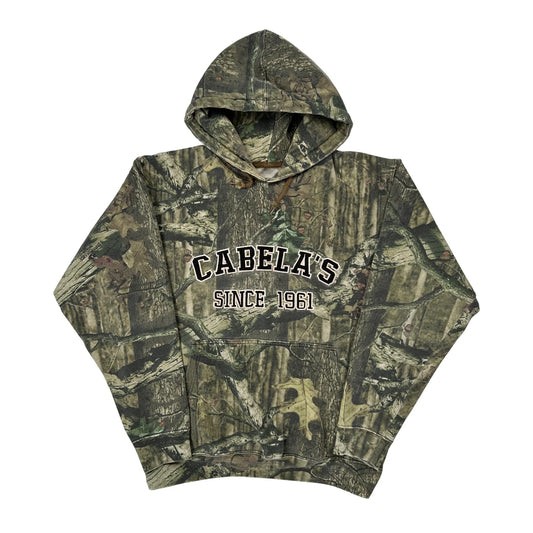 Cabelas Camo Hoodie - Large Camo Cotton