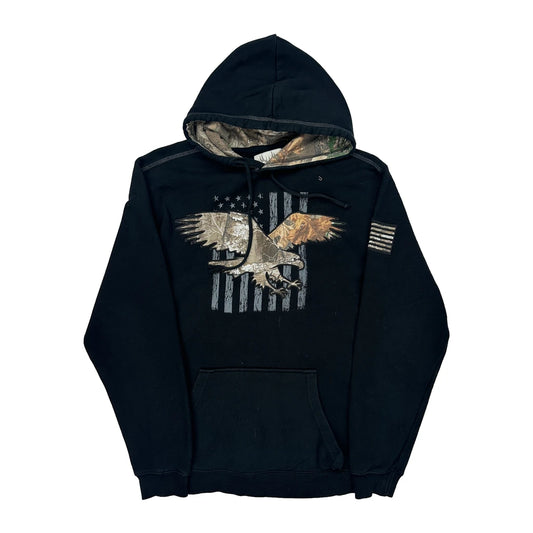 Unbranded Graphic Hoodie - Large Black Cotton