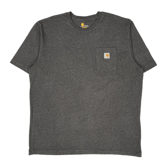 Carhartt Tall T-Shirt - 2XL Grey Cotton