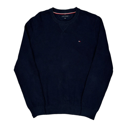 Vintage Tommy Hilfiger Jumper - Large Navy Cotton