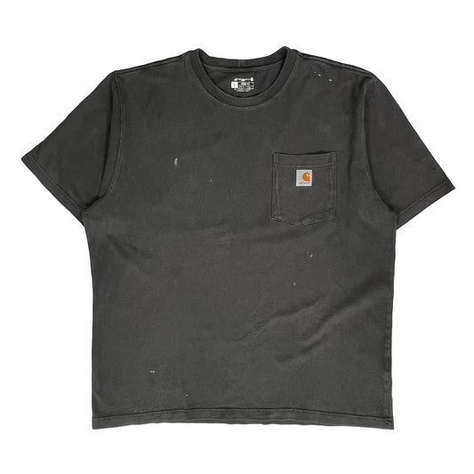 Carhartt T-Shirt - Large Black Cotton