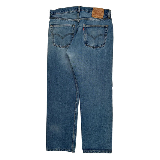 501 Levis Jeans - 32W 29L Blue Cotton