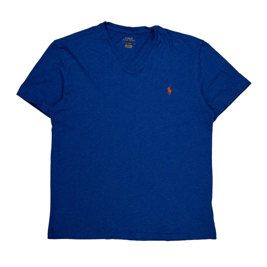 Vintage Polo By Ralph Lauren T-Shirt - Medium Blue Cotton