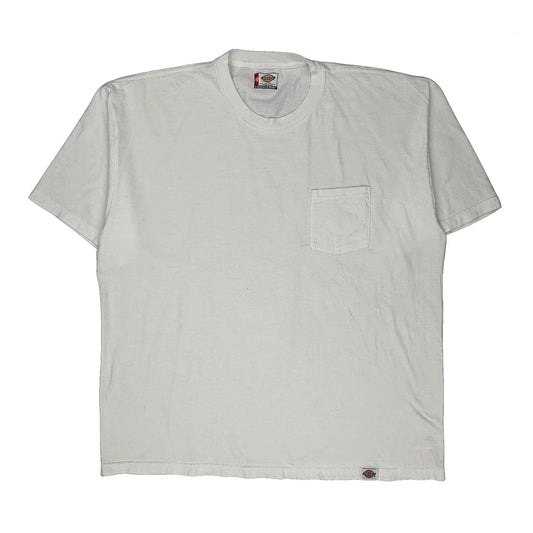 Dickies T-Shirt - 2XL White Cotton