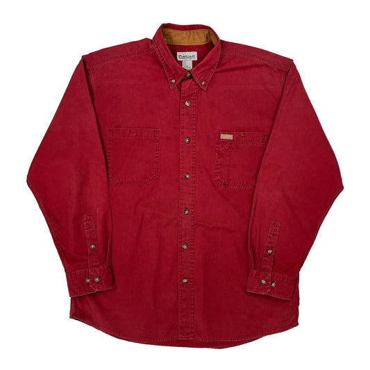 Carhartt Shirt - Large Red Cotton