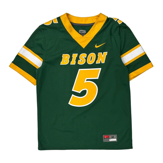 Bison Nike Football Jersey - Medium Green Polyester