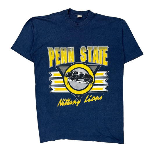 Nittany Lions Foster Single Stitch T-Shirt - Large Blue Cotton