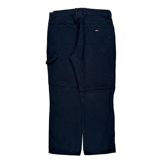 Dickies Carpenter Trousers - 34W 30L Navy Cotton