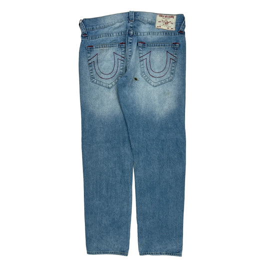 Vintage True Religion Slim Jeans - 36W 32L Light Wash Denim