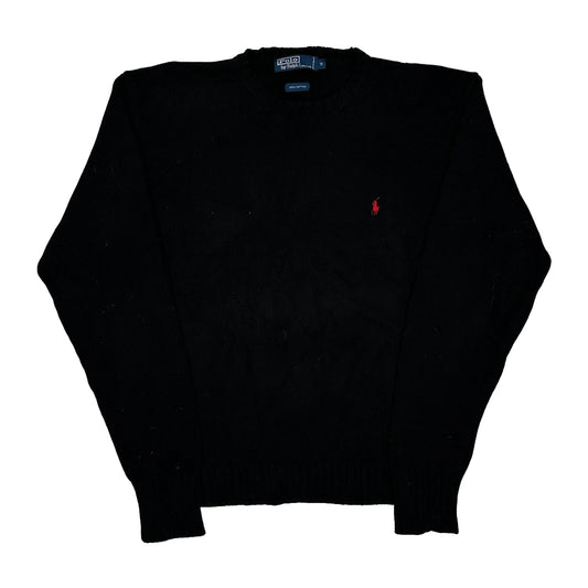 Polo By Ralph Lauren Jumper - Medium Black Cotton