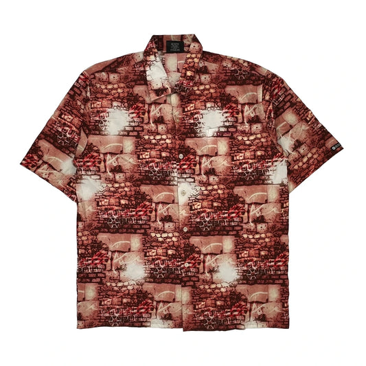 Southpole Graphic Short Sleeve Shirt - Large Multicoloured Polyester