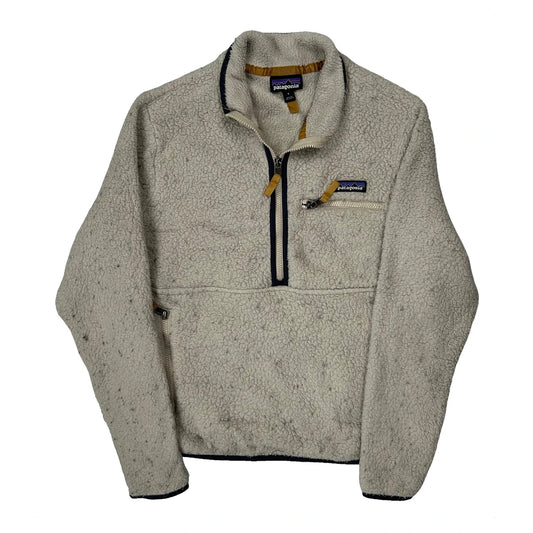 Vintage Patagonia Fleece - Small Cream Polyester