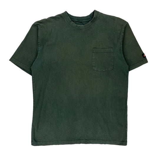 Dickies T-Shirt - Large Green Cotton