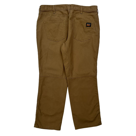 Timberland Work Cargo Trousers - 38W 30L Brown Cotton