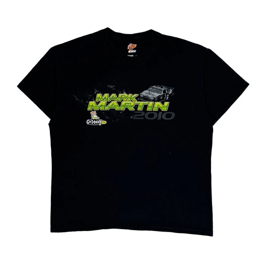 Mark Martin Winners Circle Nascar T-Shirt - XL Black Cotton